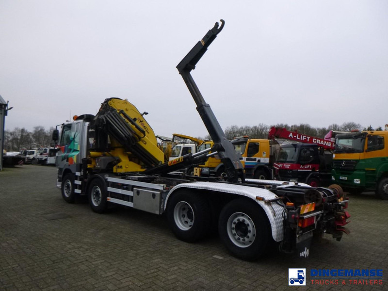 DAF CF 85.410 8x2 Hyva container hook + crane - شاحنة كرين: صور 4 DAF CF 85.410 8x2 Hyva container hook + crane - شاحنة كرين: صور 4