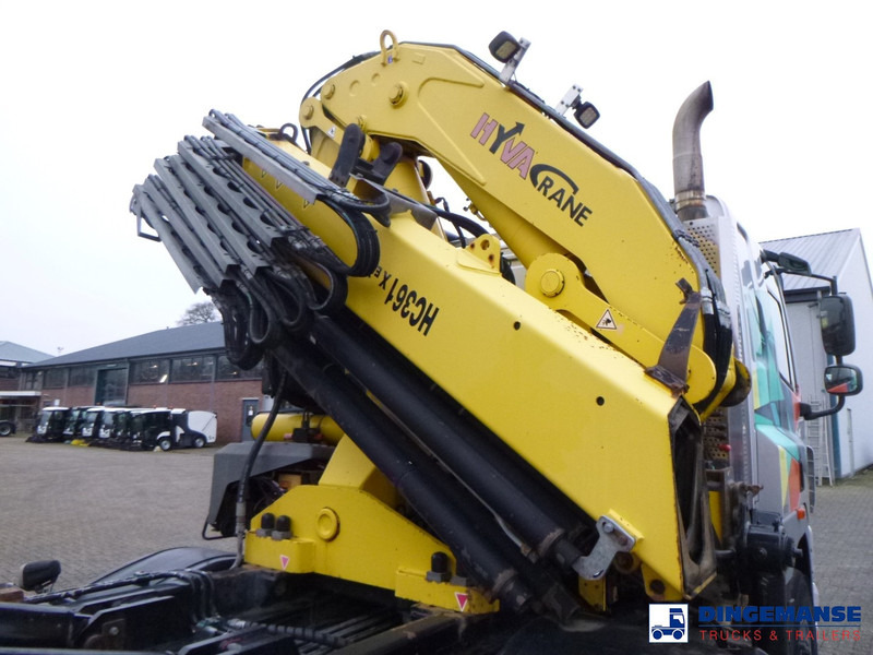 شاحنة كرين DAF CF 85.410 8x2 Hyva container hook + crane: صور 7