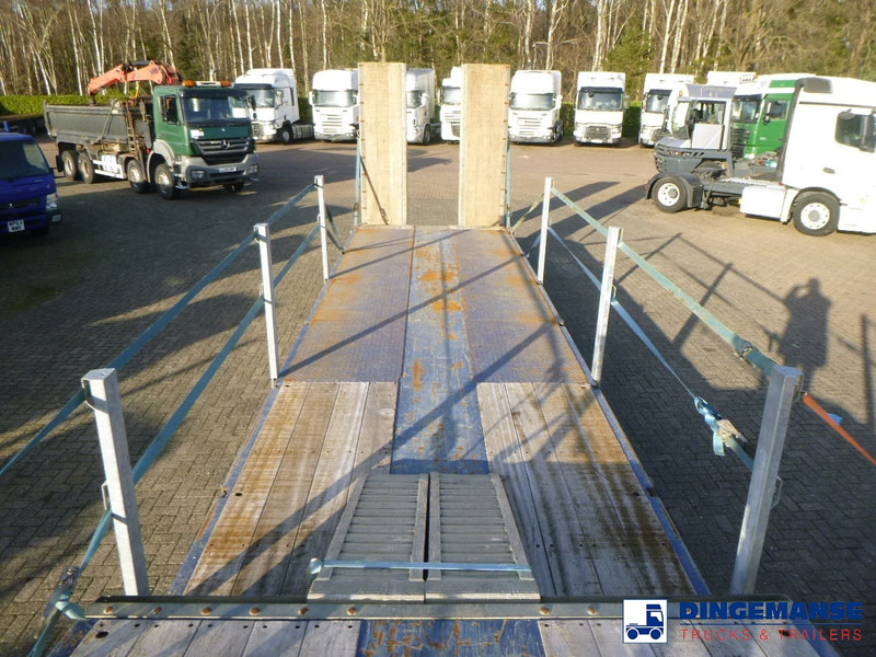 عربة مسطحة منخفضة نصف مقطورة Faymonville 4-axle semi-lowbed trailer 60 t + ramps: صور 12