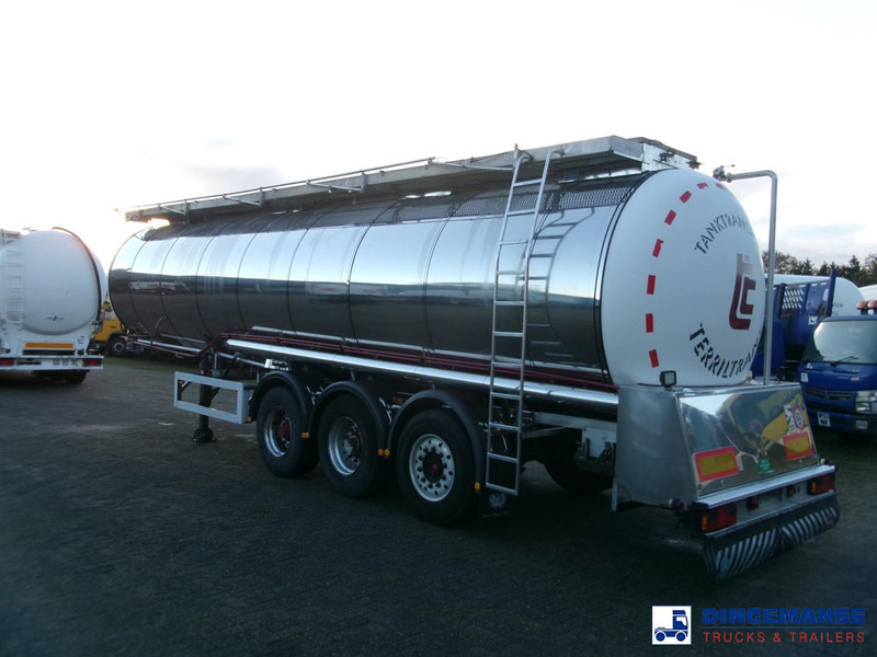 Feldbinder Chemical tank inox 33.5 m3 / 1 comp + pump - نصف مقطورة صهريج: صور 3 Feldbinder Chemical tank inox 33.5 m3 / 1 comp + pump - نصف مقطورة صهريج: صور 3