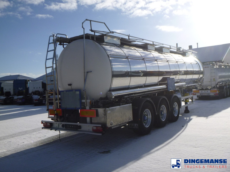 Feldbinder Chemical tank inox L4BH 30 m3 / 1 comp + pump - نصف مقطورة صهريج: صور 4 Feldbinder Chemical tank inox L4BH 30 m3 / 1 comp + pump - نصف مقطورة صهريج: صور 4