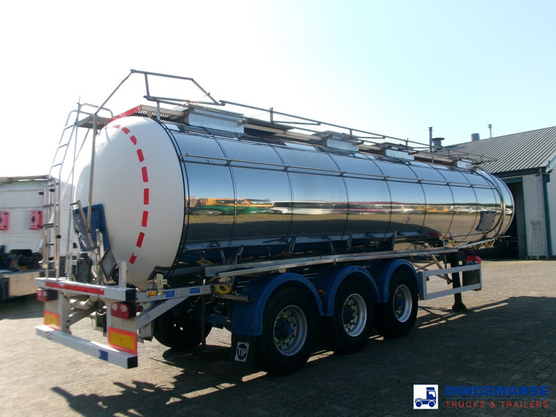 Feldbinder Chemical tank (non-ADR) inox 30 m3 / 1 comp + pump - نصف مقطورة صهريج: صور 3 Feldbinder Chemical tank (non-ADR) inox 30 m3 / 1 comp + pump - نصف مقطورة صهريج: صور 3