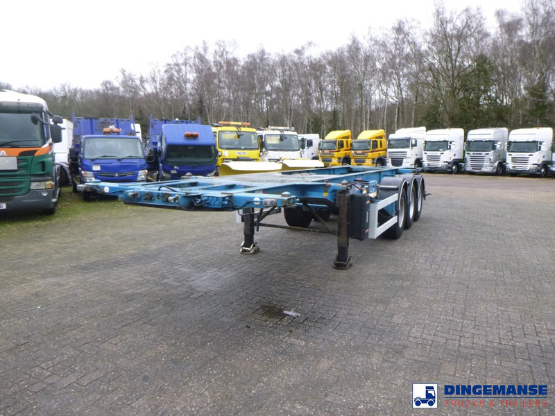 Fruehauf 3-axle container chassis 20, 30 ft - شاحنات الحاويات / جسم علوي قابل للتغيير نصف مقطورة: صور 1 Fruehauf 3-axle container chassis 20, 30 ft - شاحنات الحاويات / جسم علوي قابل للتغيير نصف مقطورة: صور 1