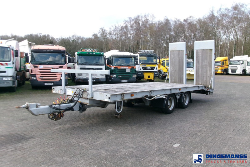 KING 2-axle platform drawbar trailer 14t + ramps - مقطورات مسطحة: صور 1 KING 2-axle platform drawbar trailer 14t + ramps - مقطورات مسطحة: صور 1