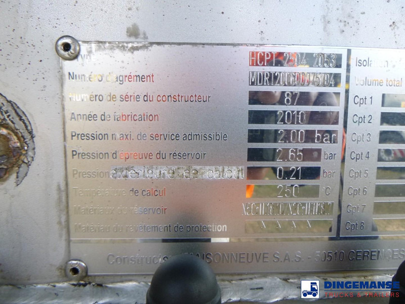 MAISONNEUVE Bitumen tank inox 35 m3 / 1 comp إيجار MAISONNEUVE Bitumen tank inox 35 m3 / 1 comp: صور 19