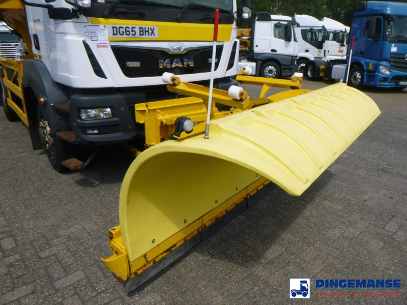 جرافة ثلج MAN TGM 18.290 4X4 RHD gritter / snow plough: صور 6