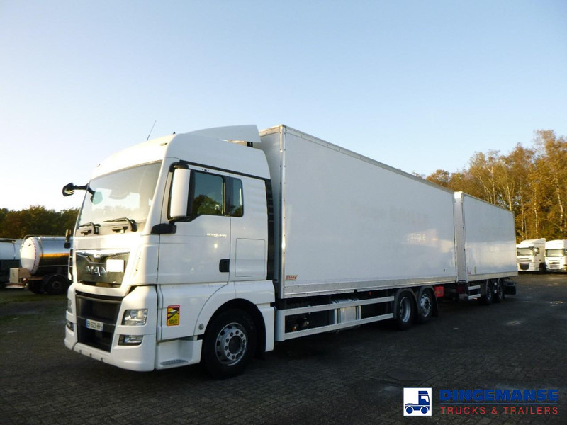 MAN TGX 26.440 6X2 high volume + Fruehauf closed box trailer - بصندوق مغلق شاحنة: صور 1 MAN TGX 26.440 6X2 high volume + Fruehauf closed box trailer - بصندوق مغلق شاحنة: صور 1