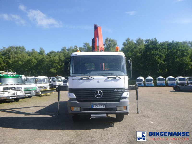 Mercedes-Benz Actros 1835 4x2 tipper + Palfinger PK12000 - شاحنة كرين: صور 2 Mercedes-Benz Actros 1835 4x2 tipper + Palfinger PK12000 - شاحنة كرين: صور 2