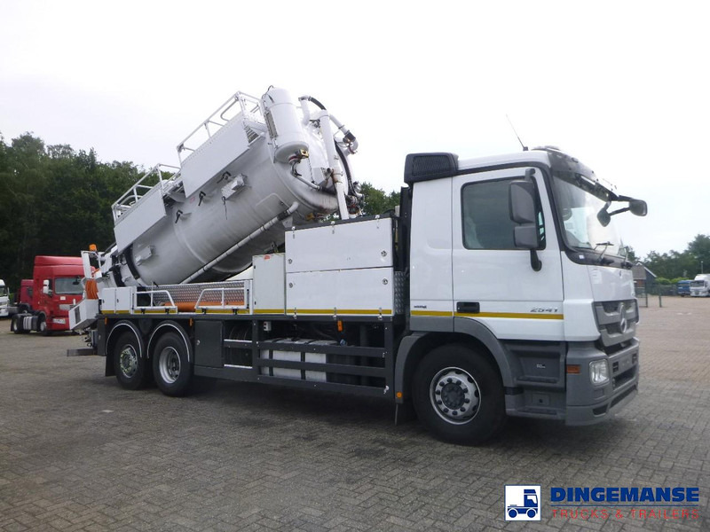 Mercedes-Benz Actros 2541 6x2 RHD E5 Huwer vacuum tank / hydrocureur 12 m3 - فراغ شاحنة: صور 2 Mercedes-Benz Actros 2541 6x2 RHD E5 Huwer vacuum tank / hydrocureur 12 m3 - فراغ شاحنة: صور 2