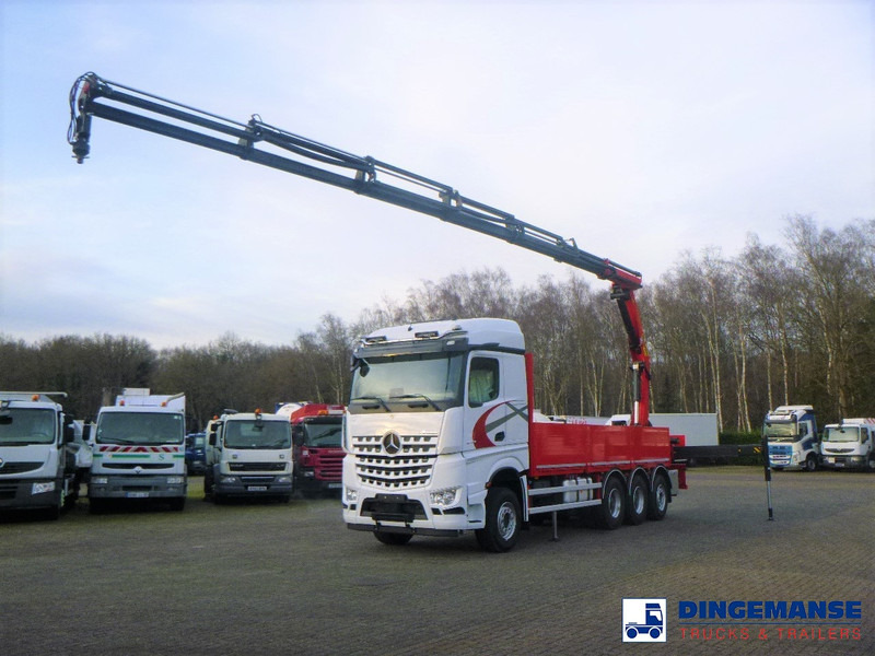 Mercedes-Benz Arocs 3748 8x4 Euro 6 + Palfinger PK22002 EH - شاحنة كرين: صور 1 Mercedes-Benz Arocs 3748 8x4 Euro 6 + Palfinger PK22002 EH - شاحنة كرين: صور 1