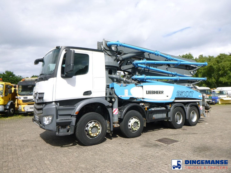 Mercedes-Benz Arocs 8x4 Liebherr 35 XXT concrete pump 35 m - مضخة خرسانة: صور 1 Mercedes-Benz Arocs 8x4 Liebherr 35 XXT concrete pump 35 m - مضخة خرسانة: صور 1