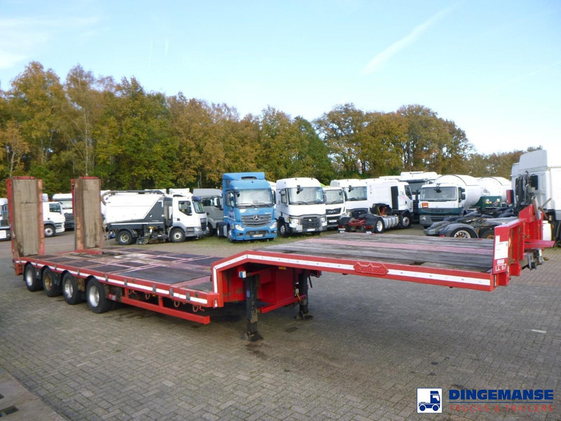 Nooteboom 4-axle semi-lowbed trailer ext. 73 t + ramps - عربة مسطحة منخفضة نصف مقطورة: صور 2 Nooteboom 4-axle semi-lowbed trailer ext. 73 t + ramps - عربة مسطحة منخفضة نصف مقطورة: صور 2