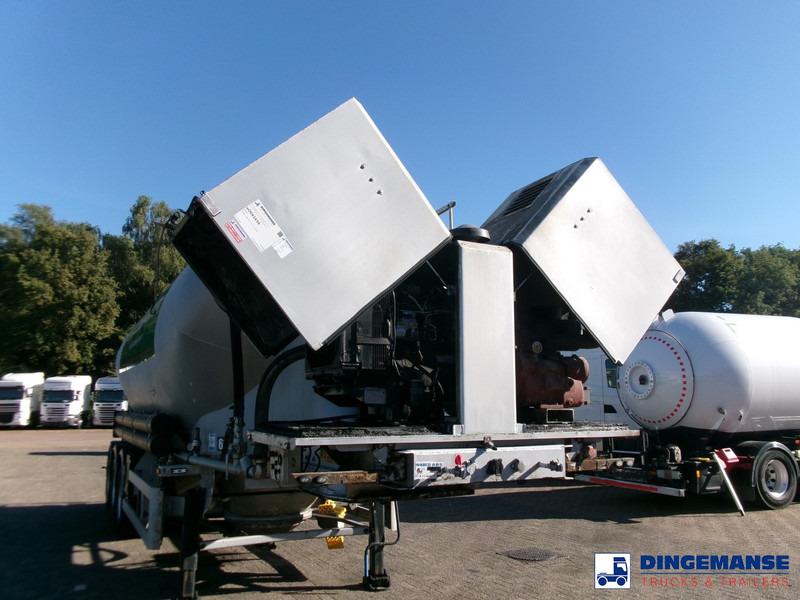 نصف مقطورة صهريج SPITZER Powder tank alu 37 m3 / 1 comp + compressor: صور 17