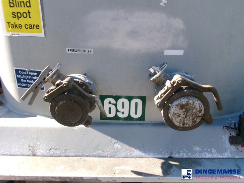 نصف مقطورة صهريج SPITZER Powder tank alu 37 m3 / 1 comp + compressor: صور 14