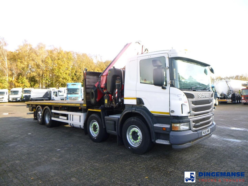 Scania P 400 8X2 RHD + Fassi F600 - شاحنة كرين: صور 2 Scania P 400 8X2 RHD + Fassi F600 - شاحنة كرين: صور 2