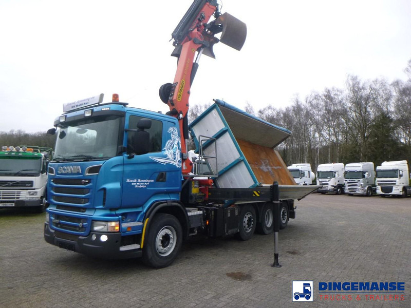 Scania R 500 8X2 tipper + Palfinger PK27001 EHD - شاحنة كرين: صور 5 Scania R 500 8X2 tipper + Palfinger PK27001 EHD - شاحنة كرين: صور 5
