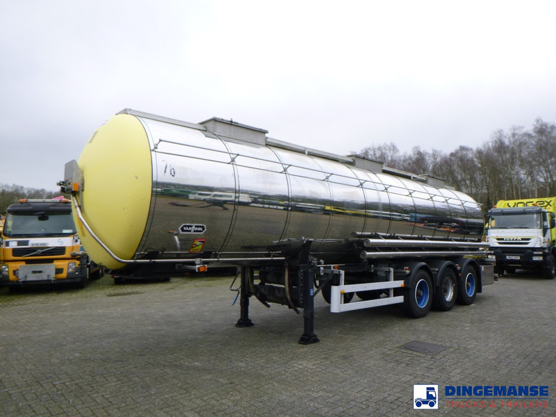 Van Hool Chemical tank inox 30 m3 / 1 comp - نصف مقطورة صهريج: صور 1 Van Hool Chemical tank inox 30 m3 / 1 comp - نصف مقطورة صهريج: صور 1
