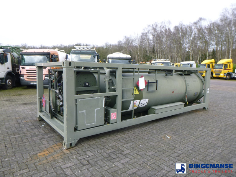 WEW (Westerwälder Eisenwerk) Fuel (kerosene, diesel) tank container 20 ft. inox 10 m3 / 1 comp + pump - خزان تخزين: صور 1 WEW (Westerwälder Eisenwerk) Fuel (kerosene, diesel) tank container 20 ft. inox 10 m3 / 1 comp + pump - خزان تخزين: صور 1