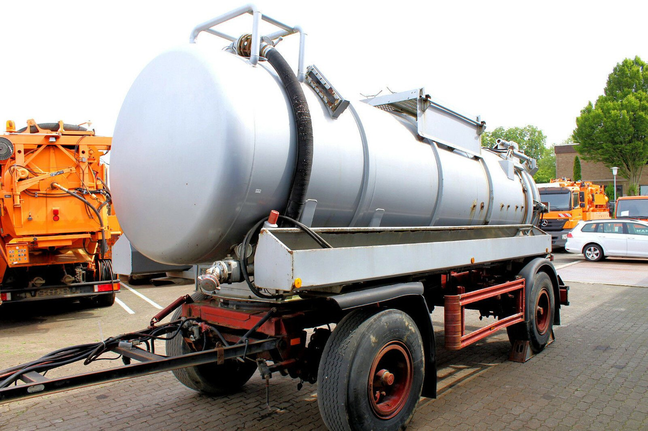 2-Achs Haller 12m³ Saug u. Druck Anhänger Ex-ADR - مقطورة صهريج: صور 2 2-Achs Haller 12m³ Saug u. Druck Anhänger Ex-ADR - مقطورة صهريج: صور 2