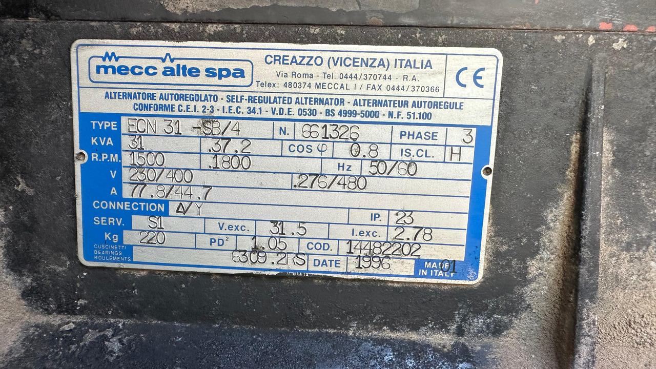 مجموعة المولدات ATLAS Copco QAS 28 Yds BJ 1996 Elektro Stromgenerator Stromaggregat Notstrom: صور 10 مجموعة المولدات ATLAS Copco QAS 28 Yds BJ 1996 Elektro Stromgenerator Stromaggregat Notstrom: صور 10