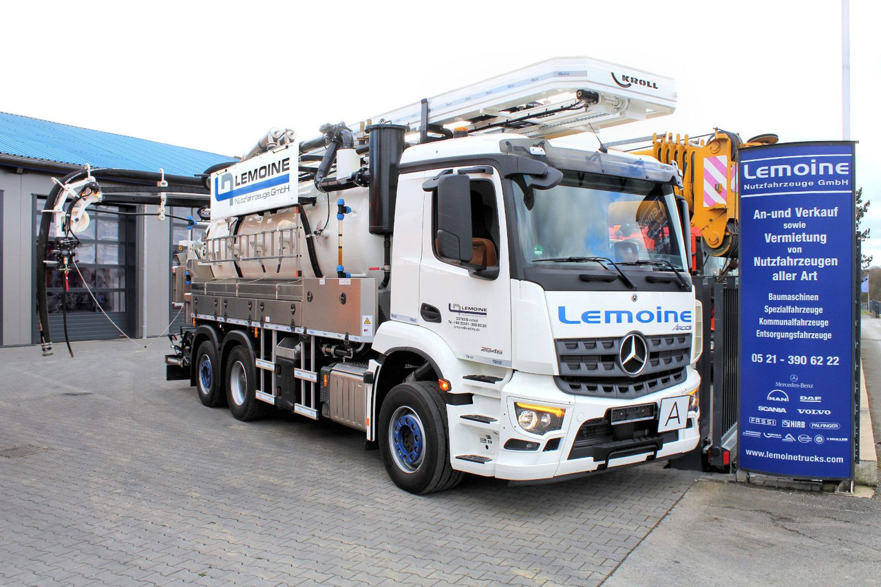 Mercedes-Benz 6x2 KROLL 14m³ HD-Kombi Wasserrückgewinner WRG - فراغ شاحنة: صور 1 Mercedes-Benz 6x2 KROLL 14m³ HD-Kombi Wasserrückgewinner WRG - فراغ شاحنة: صور 1
