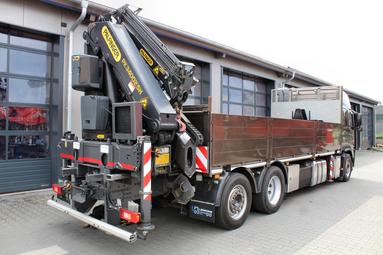 شاحنات مسطحة, شاحنة كرين Volvo FM 420 6x2 Container-Pritsche+Kran PK 34.002+JIB: صور 11