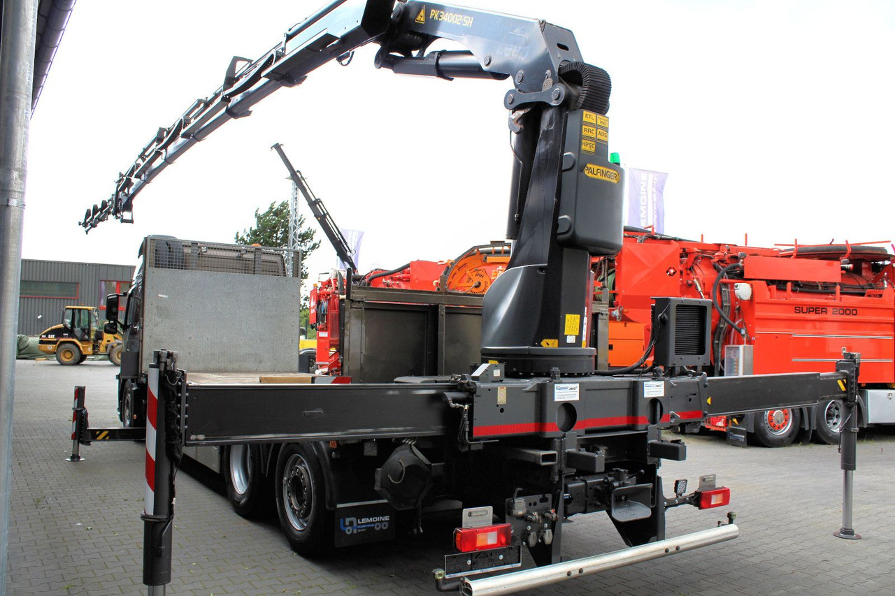 شاحنات مسطحة, شاحنة كرين Volvo FM 420 6x2 Container-Pritsche+Kran PK 34.002+JIB: صور 6
