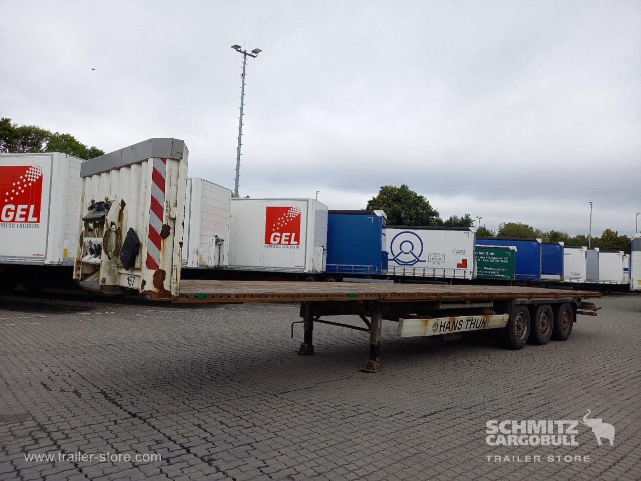 KRONE Auflieger Plateau Standard - نصف مقطورة مسطحة: صور 5 KRONE Auflieger Plateau Standard - نصف مقطورة مسطحة: صور 5