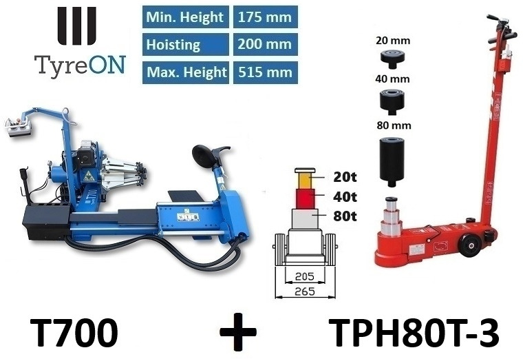 T700 + TPH80T-3 - معدات الورش: صور 1 T700 + TPH80T-3 - معدات الورش: صور 1