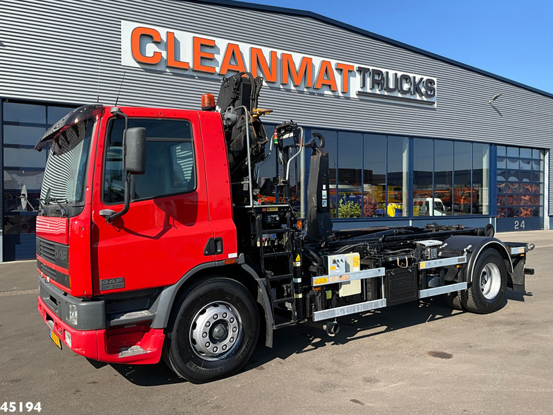شاحنة ذات الخطاف, شاحنة كرين DAF FA 75.290 ATI Hiab 11 Tonmeter laadkraan Just 84.508 km!: صور 6