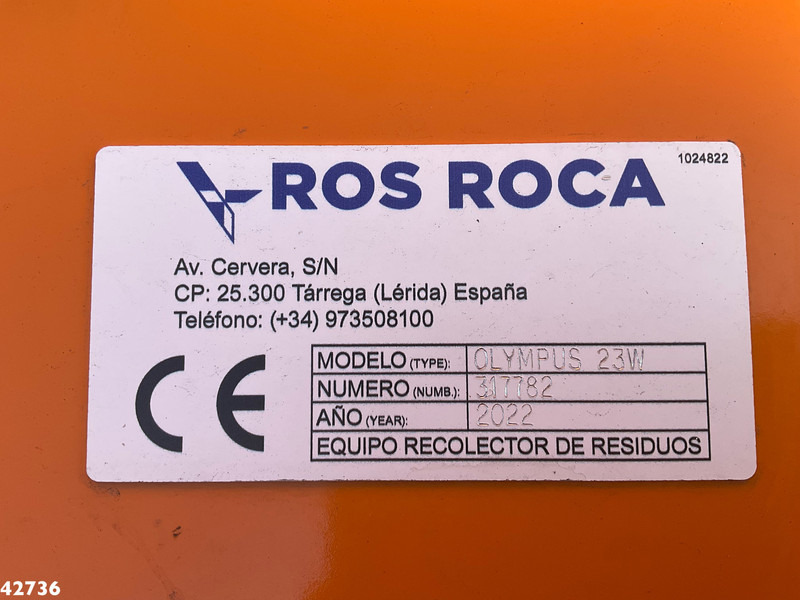شاحنة القمامة DAF FAN CF 340 Terberg RosRoca 23m³ + AE weegsysteem: صور 19