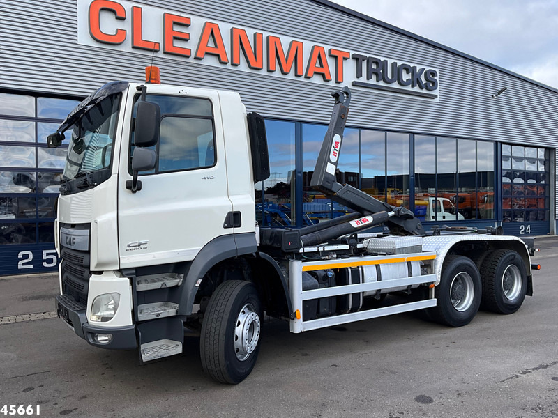 DAF FAT CF 410 Euro 6 6x4 Hyvalift 20 Ton haakarmsysteem - شاحنة ذات الخطاف: صور 1 DAF FAT CF 410 Euro 6 6x4 Hyvalift 20 Ton haakarmsysteem - شاحنة ذات الخطاف: صور 1