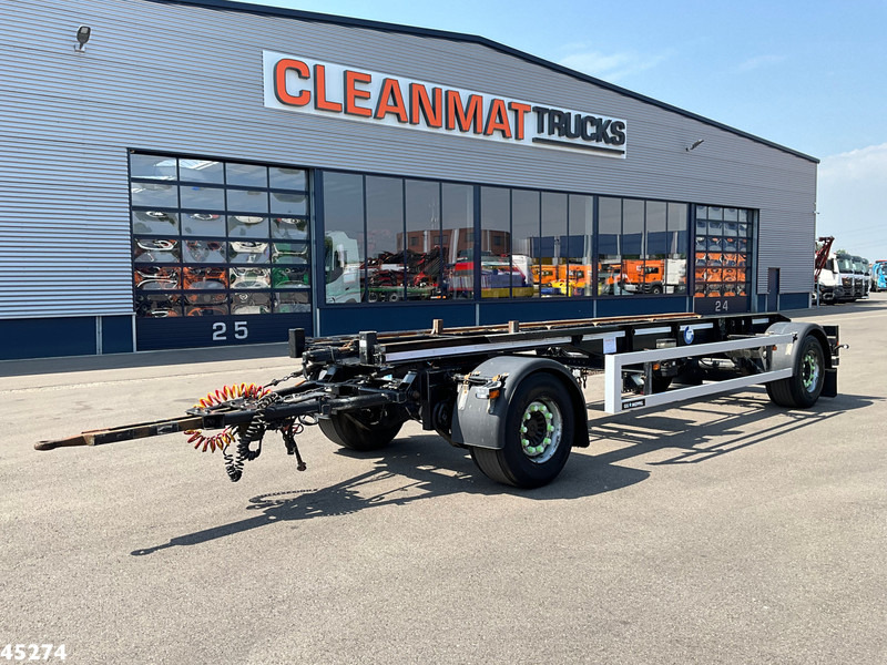 GS Meppel 2-assige container aanhangwagen - شاحنات الحاويات / جسم علوي قابل للتغيير مقطورة: صور 1 GS Meppel 2-assige container aanhangwagen - شاحنات الحاويات / جسم علوي قابل للتغيير مقطورة: صور 1