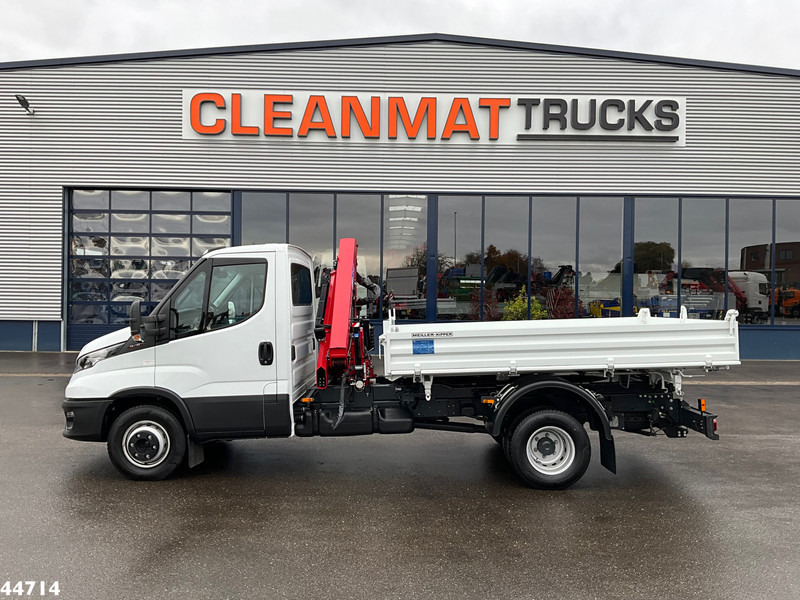 Iveco Daily 72C18 HMF laadkraan 3,4 Tonmeter laadkraan + Meiller 3-zijdige kipper New & Unused!! - قلابات, شاحنة كرين: صور 4 Iveco Daily 72C18 HMF laadkraan 3,4 Tonmeter laadkraan + Meiller 3-zijdige kipper New & Unused!! - قلابات, شاحنة كرين: صور 4