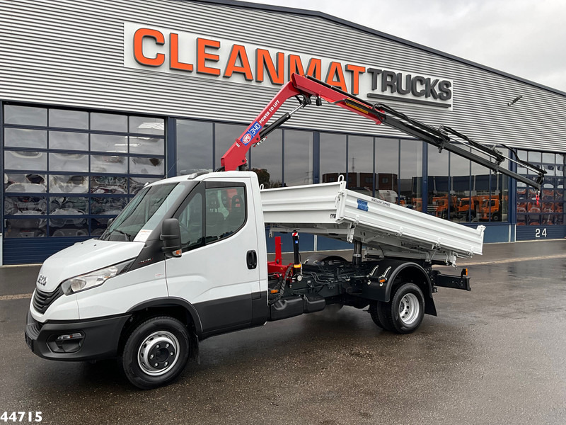 Iveco Daily 72C18 HMF laadkraan 3,4 Tonmeter laadkraan + Meiller 3-zijdige kipper New & Unused!! - قلابات: صور 1 Iveco Daily 72C18 HMF laadkraan 3,4 Tonmeter laadkraan + Meiller 3-zijdige kipper New & Unused!! - قلابات: صور 1