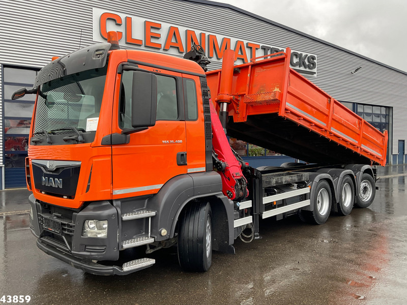 MAN TGS 35.400 8x4 Euro 6 Palfinger 17 Tonmeter Z-kraan - قلابات, شاحنة كرين: صور 3 MAN TGS 35.400 8x4 Euro 6 Palfinger 17 Tonmeter Z-kraan - قلابات, شاحنة كرين: صور 3