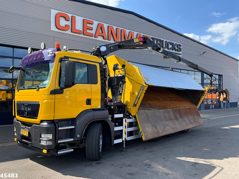 MAN TGS 35.400 8x4 Manual HMF 16 Tm Z-kraan - قلابات, شاحنة كرين: صور 1 MAN TGS 35.400 8x4 Manual HMF 16 Tm Z-kraan - قلابات, شاحنة كرين: صور 1