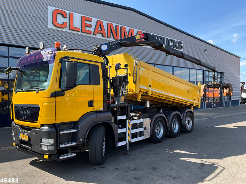 MAN TGS 35.400 8x4 Manual HMF 16 Tm Z-kraan - قلابات, شاحنة كرين: صور 3 MAN TGS 35.400 8x4 Manual HMF 16 Tm Z-kraan - قلابات, شاحنة كرين: صور 3