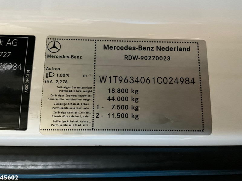 شاحنة جرار Mercedes-Benz Actros 1842 Mega GigaSpace MirrorCam: صور 18