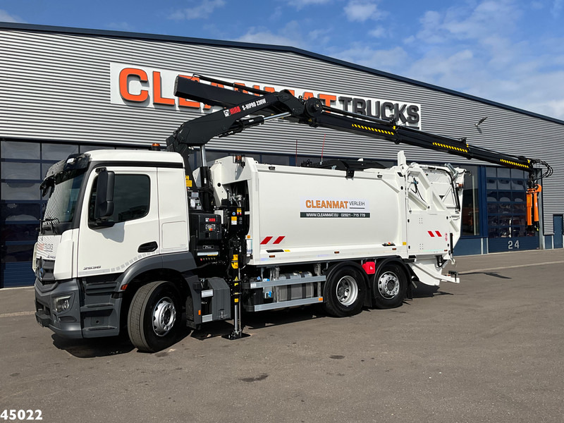 Mercedes-Benz Actros 2536 Zoeller Hiab 23 Tonmeter laadkraan - شاحنة القمامة: صور 1 Mercedes-Benz Actros 2536 Zoeller Hiab 23 Tonmeter laadkraan - شاحنة القمامة: صور 1