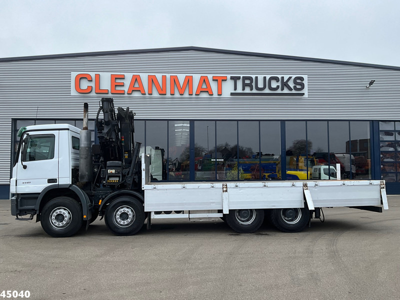Mercedes-Benz Actros 4141 8x4 manual Hiab 32 Tonmeter laadkraan + Fly-jib - شاحنة كرين: صور 4 Mercedes-Benz Actros 4141 8x4 manual Hiab 32 Tonmeter laadkraan + Fly-jib - شاحنة كرين: صور 4