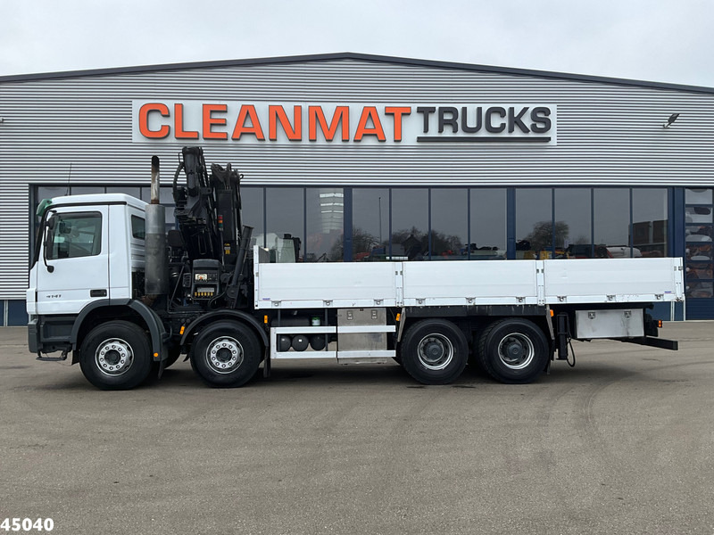 Mercedes-Benz Actros 4141 8x4 manual Hiab 32 Tonmeter laadkraan + Fly-jib - شاحنة كرين: صور 3 Mercedes-Benz Actros 4141 8x4 manual Hiab 32 Tonmeter laadkraan + Fly-jib - شاحنة كرين: صور 3