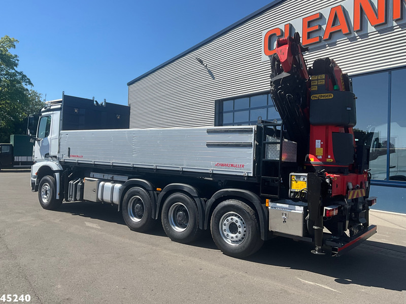 قلابات, شاحنة كرين Mercedes-Benz Arocs 3251 8x4 Euro 6 Retarder Palfinger 34 Tonmeter laadkraan + Fly-Jib 2 zijdige kipper Just 146.766 km!: صور 6