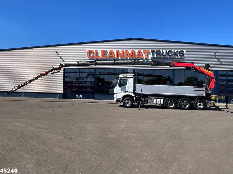 قلابات, شاحنة كرين Mercedes-Benz Arocs 3251 8x4 Euro 6 Retarder Palfinger 34 Tonmeter laadkraan + Fly-Jib 2 zijdige kipper Just 146.766 km!: صور 10