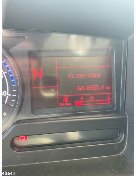 شاحنة ذات الخطاف, شاحنة كرين Renault D 240 Euro 6 HMF 10 Tonmeter laadkraan Just 66.850 km!: صور 18