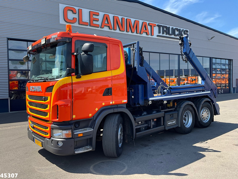 Scania G 440 6x2 Meiller 16 Tons portaalarmsysteem - شاحنات قابلة للفك شاحنة: صور 1 Scania G 440 6x2 Meiller 16 Tons portaalarmsysteem - شاحنات قابلة للفك شاحنة: صور 1