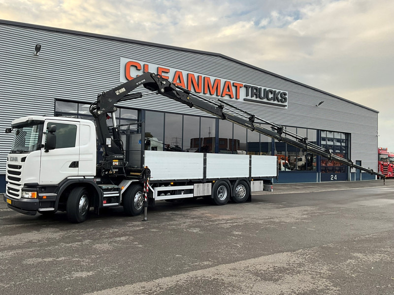 Scania G 450 8x2 Euro 6 Hiab 32 Tonmeter laadkraan Just 114.221 km! - شاحنة كرين: صور 1 Scania G 450 8x2 Euro 6 Hiab 32 Tonmeter laadkraan Just 114.221 km! - شاحنة كرين: صور 1
