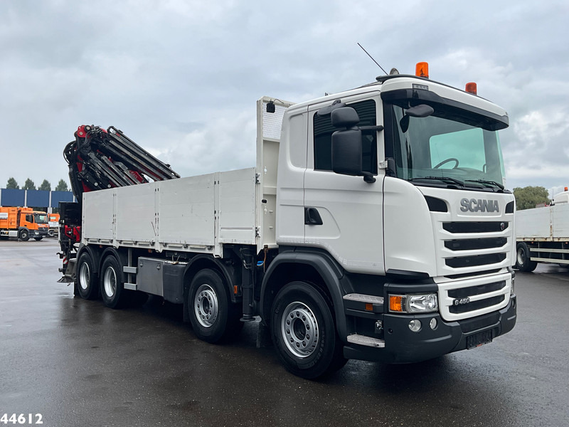 Scania G 450 8x4 Euro 6 Fassi 66 Tonmeter laadkraan + Fly-jib Just 176.555 Km! - شاحنة كرين: صور 4 Scania G 450 8x4 Euro 6 Fassi 66 Tonmeter laadkraan + Fly-jib Just 176.555 Km! - شاحنة كرين: صور 4