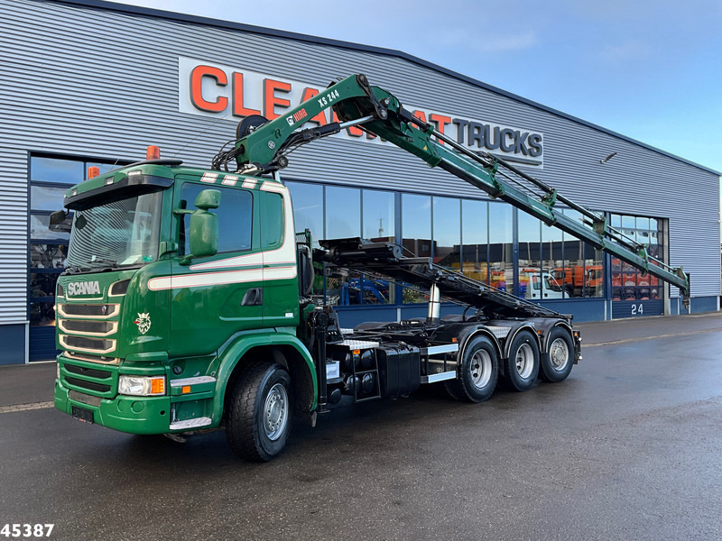 Scania G 490 8x4 Euro 6 Hiab 24 Tonmeter laadkraan - شاحنة - نظام الكابلات, شاحنة كرين: صور 1 Scania G 490 8x4 Euro 6 Hiab 24 Tonmeter laadkraan - شاحنة - نظام الكابلات, شاحنة كرين: صور 1