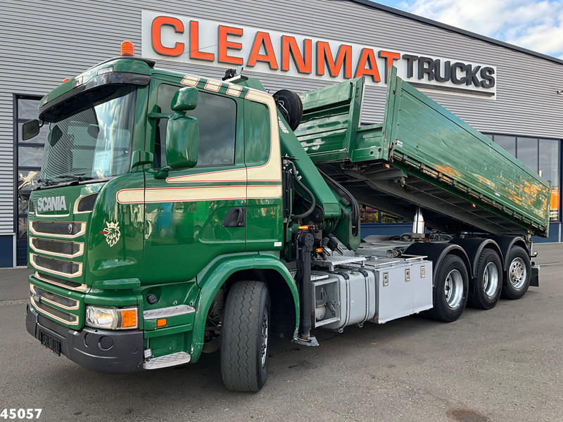 Scania G 490 8x4 Euro 6 Hiab 24 Tonmeter laadkraan - قلابات, شاحنة كرين: صور 3 Scania G 490 8x4 Euro 6 Hiab 24 Tonmeter laadkraan - قلابات, شاحنة كرين: صور 3